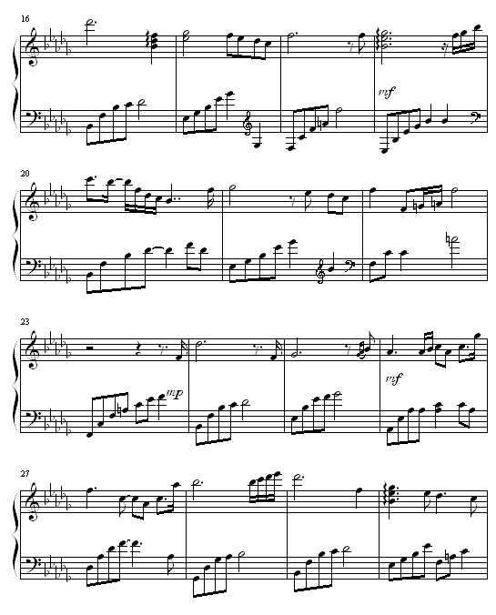 tears钢琴曲谱（图2）