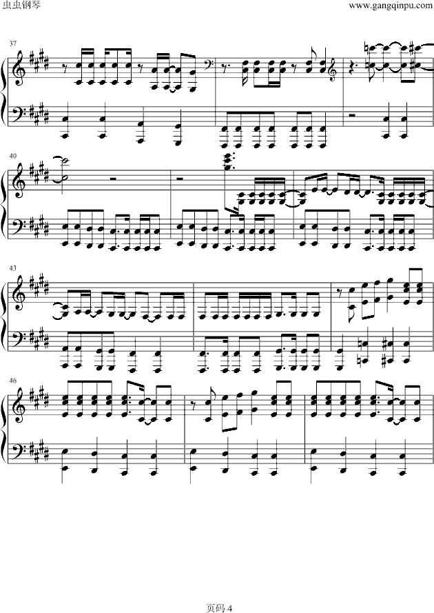 咒文Mirotic钢琴曲谱（图4）