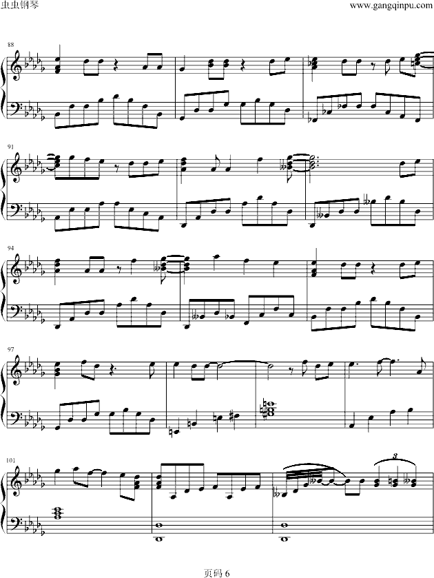 Only Love钢琴曲谱（图6）