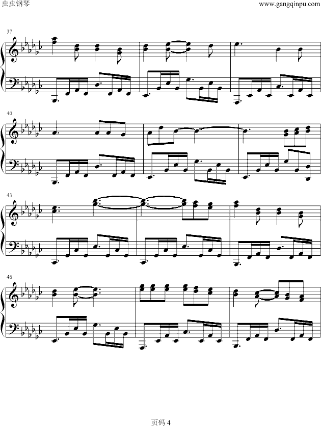 Bolero钢琴曲谱（图4）