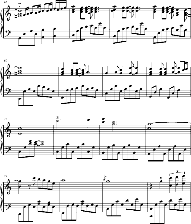 那些花儿钢琴曲谱（图5）