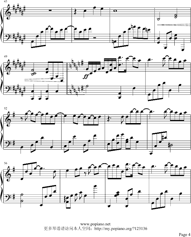 不想懂得钢琴曲谱（图4）