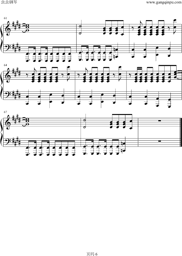 咒文Mirotic钢琴曲谱（图6）