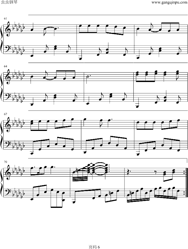 Bolero钢琴曲谱（图6）