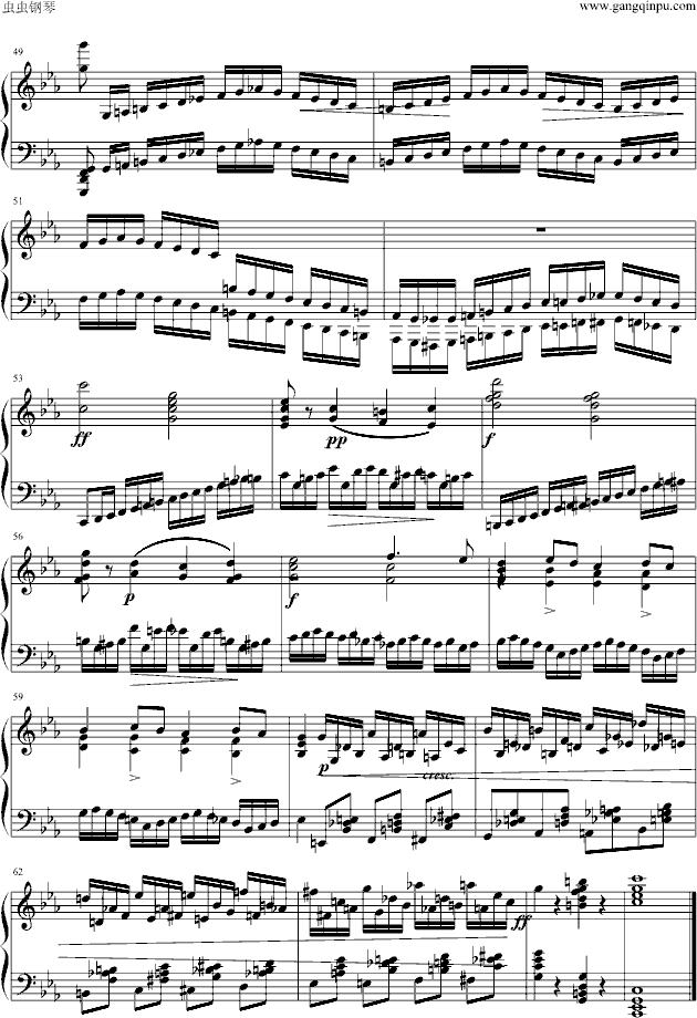 李斯特练习曲Op.6,No.8钢琴曲谱（图4）