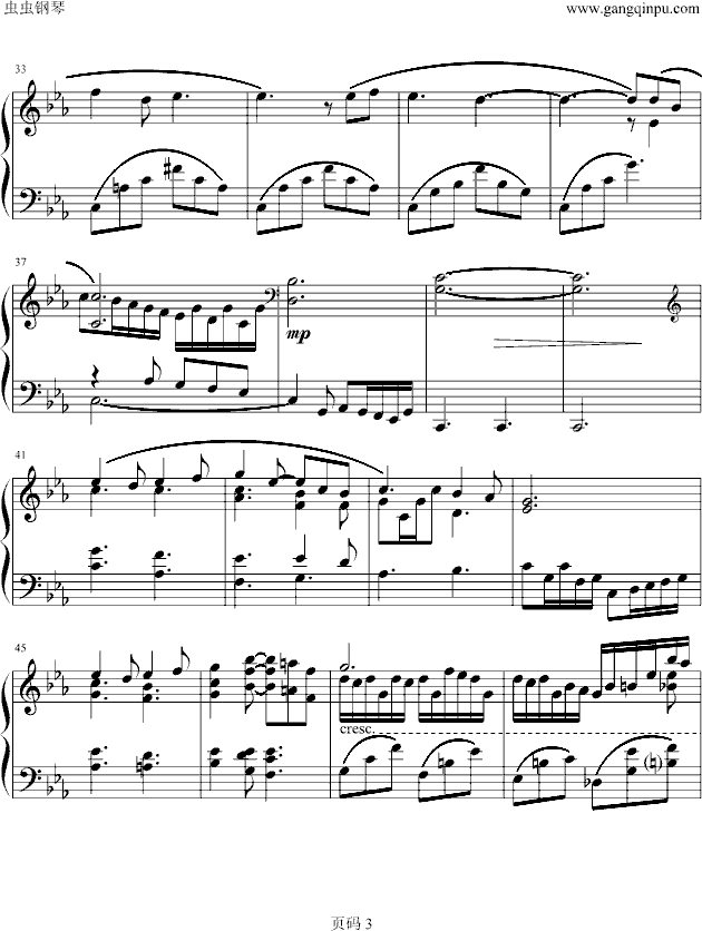 Blue Fields钢琴曲谱（图3）