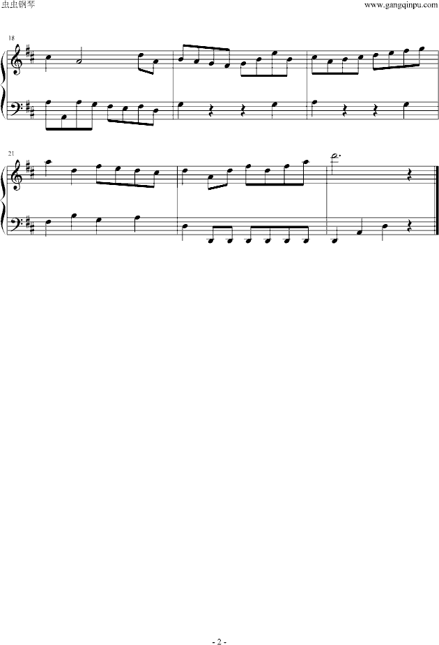 进行曲钢琴曲谱（图2）