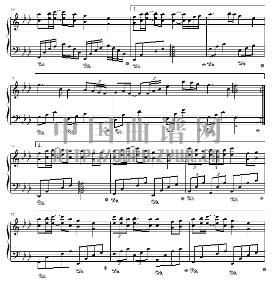 神话     [钢琴谱]钢琴曲谱（图2）