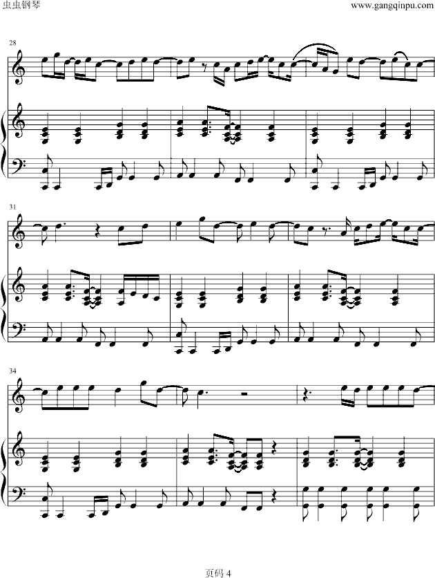 Miracle钢琴曲谱（图4）