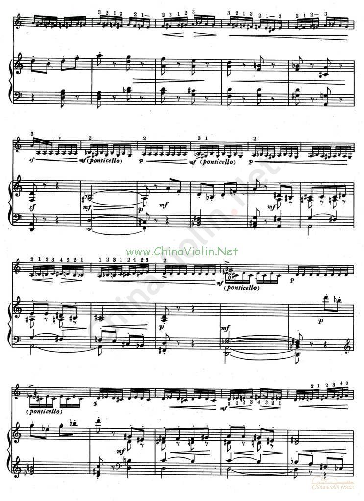 野蜂飞舞      (小提琴谱+钢琴伴奏谱)钢琴曲谱（图2）