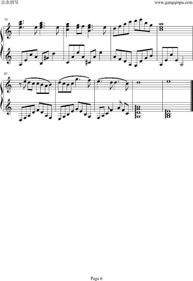 小魔女限时专送钢琴曲谱（图6）