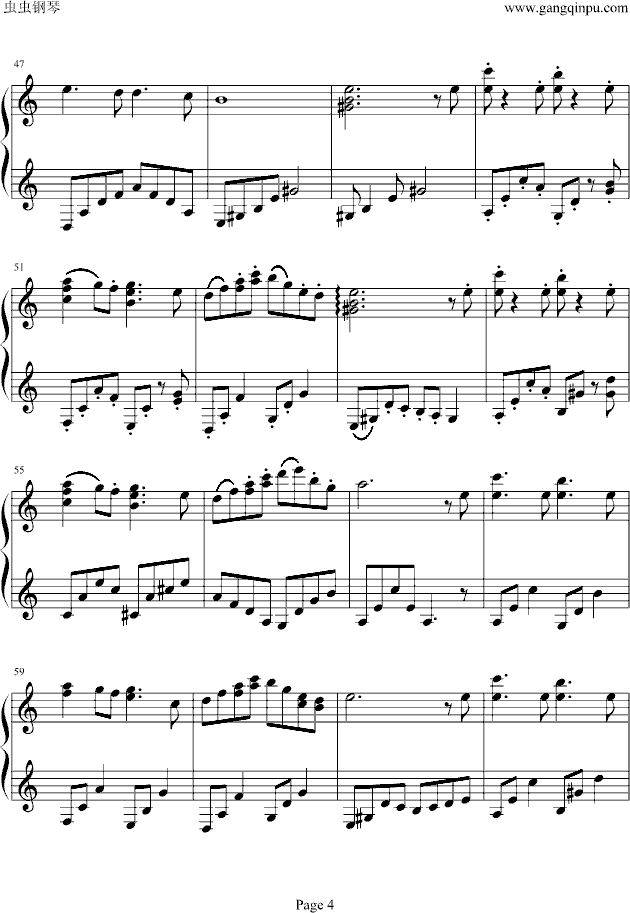 小魔女限时专送钢琴曲谱（图4）
