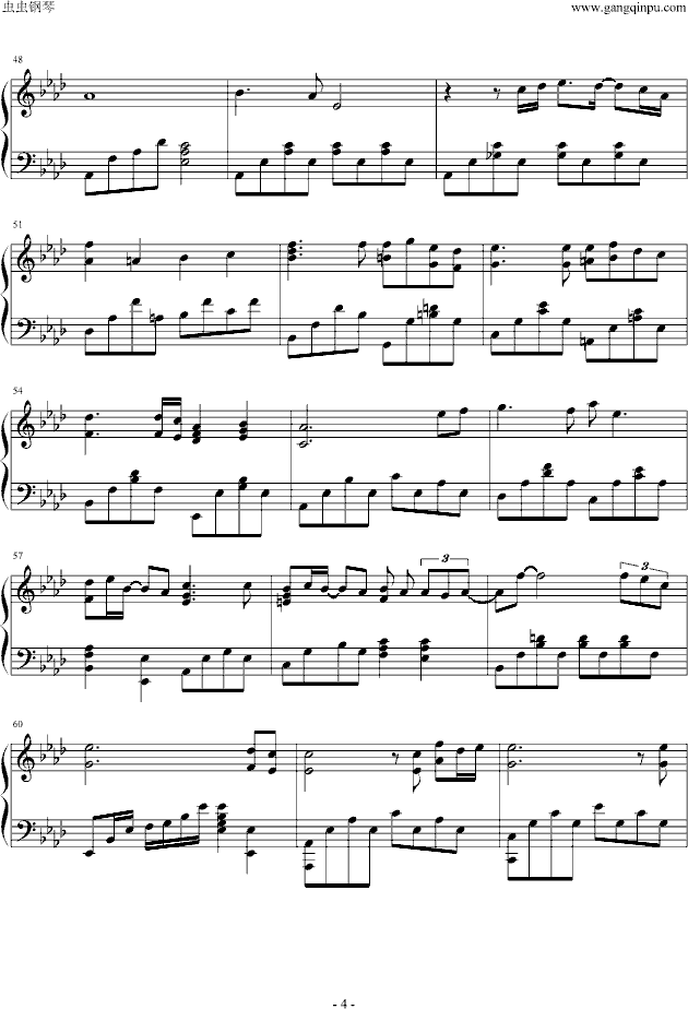 my memory钢琴曲谱（图4）