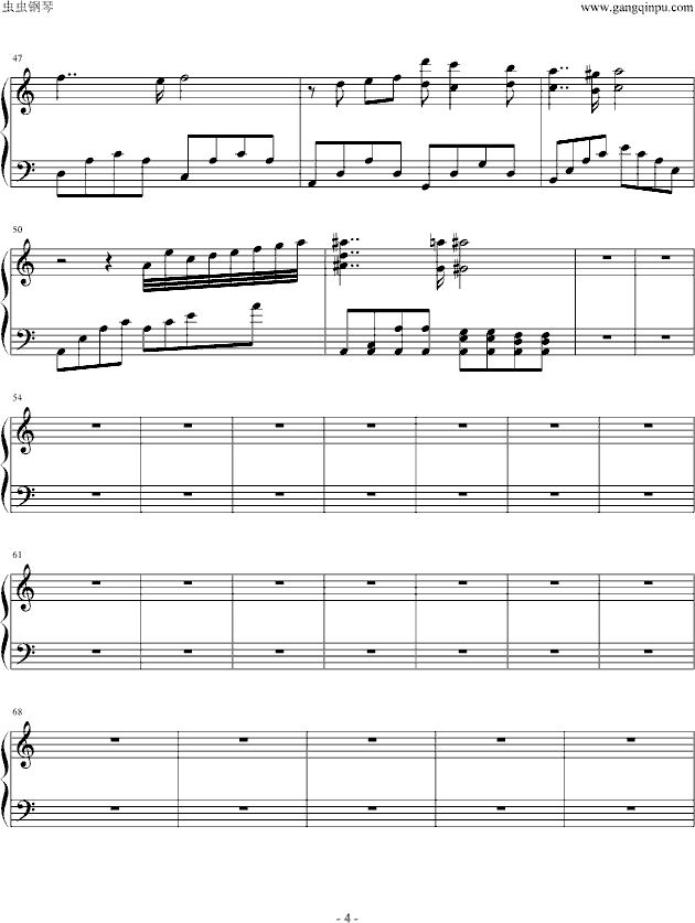 A Scene Of La Seine钢琴曲谱（图4）