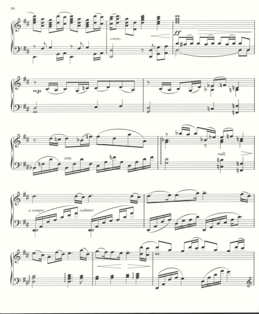 侏罗纪公园钢琴曲谱（图3）