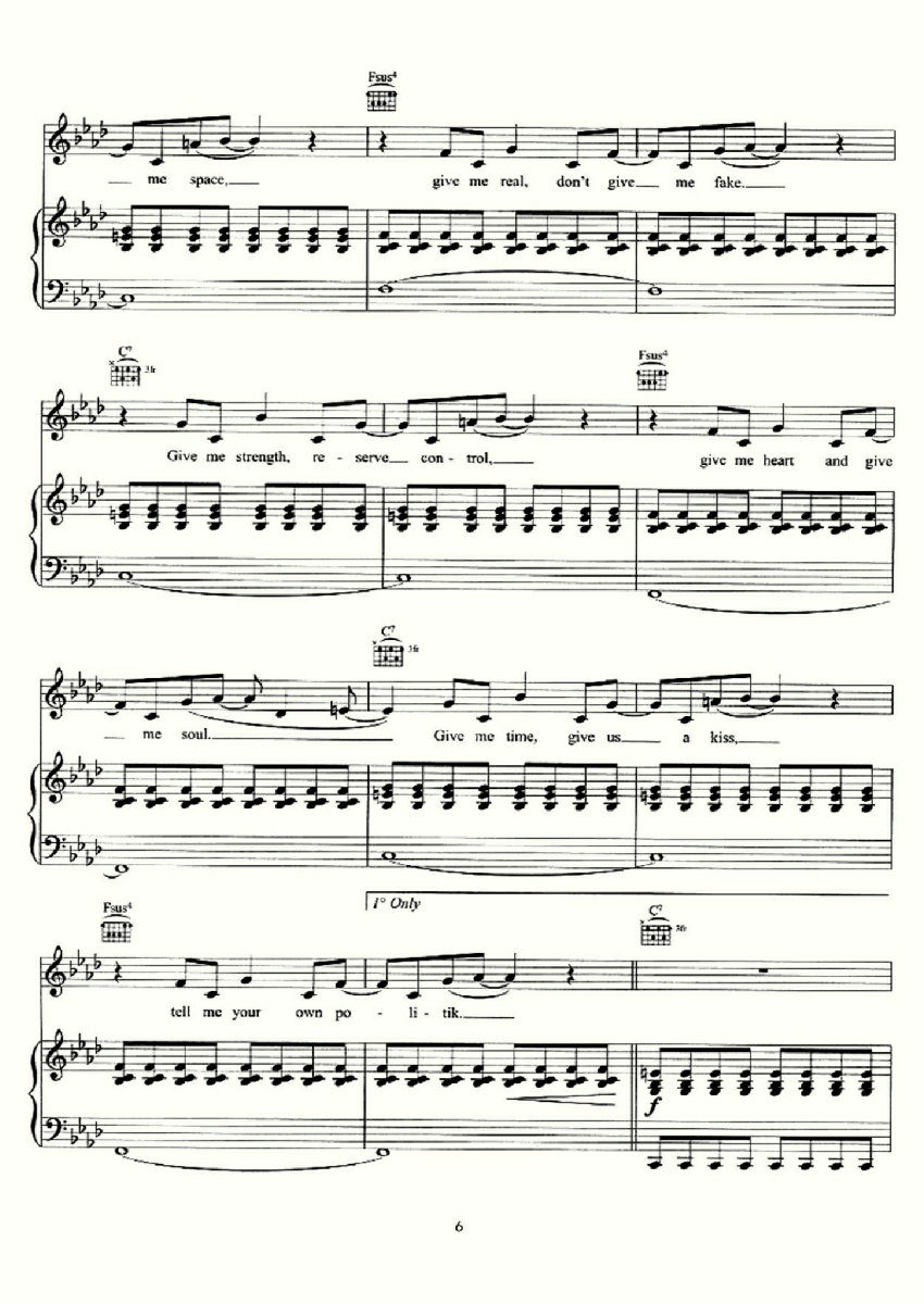 POLITIK钢琴曲谱（图2）