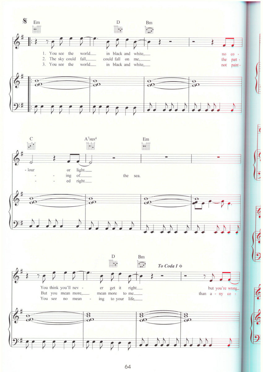LOW钢琴曲谱（图2）
