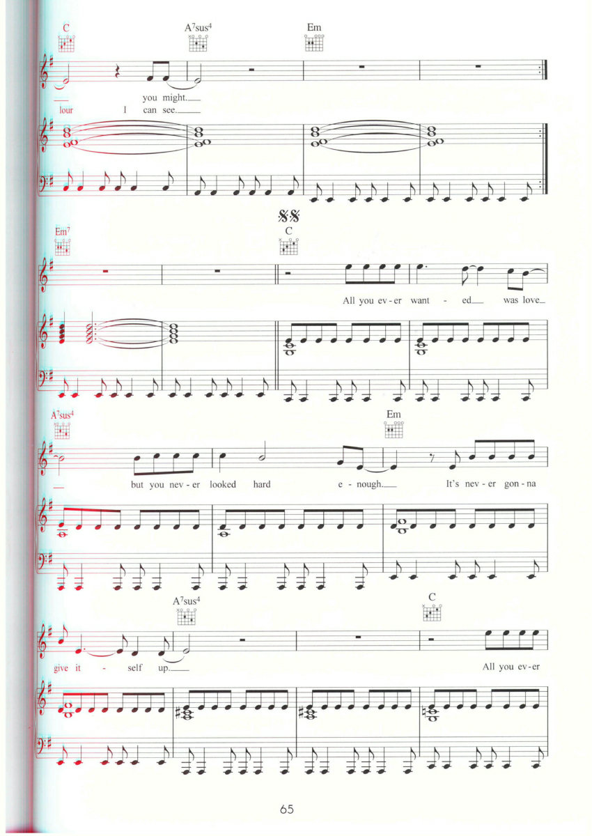 LOW钢琴曲谱（图3）