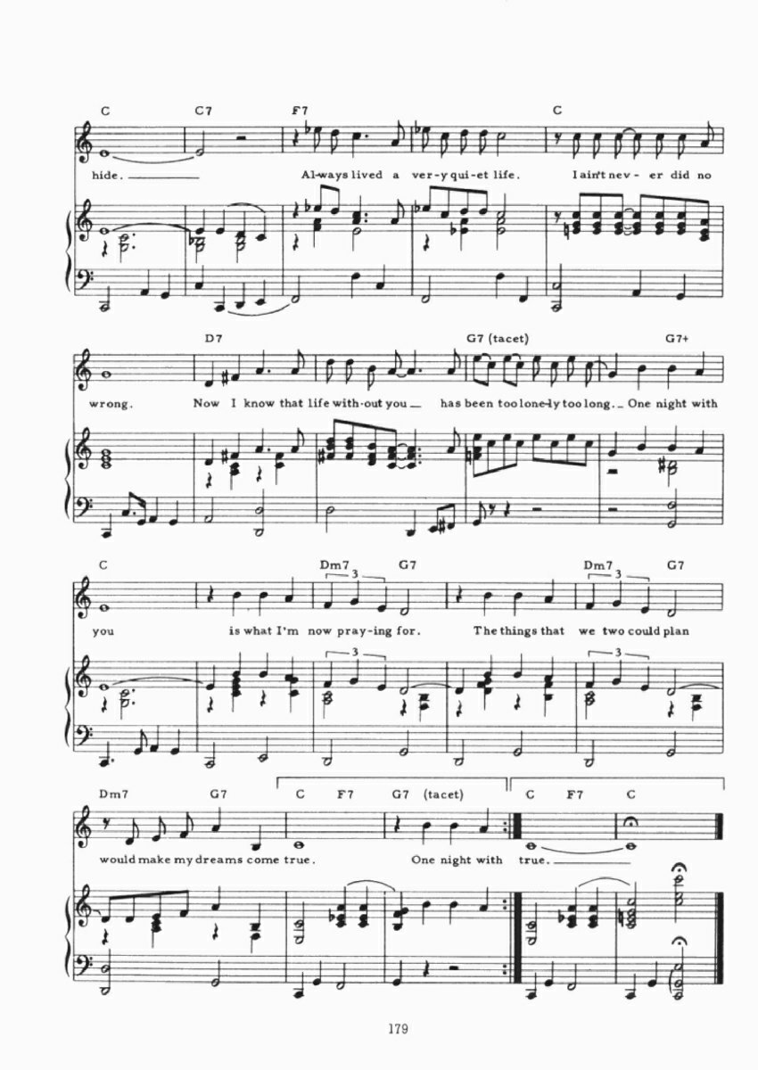 ONE NIGHT钢琴曲谱（图2）