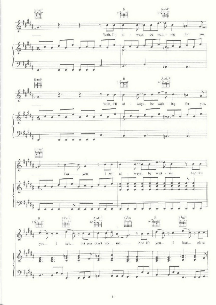 SHIVER钢琴曲谱（图6）