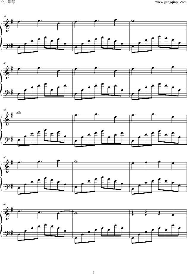 Everlasting钢琴曲谱（图4）