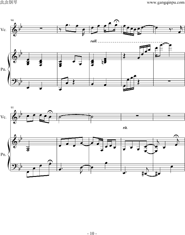 Desperado钢琴曲谱（图10）