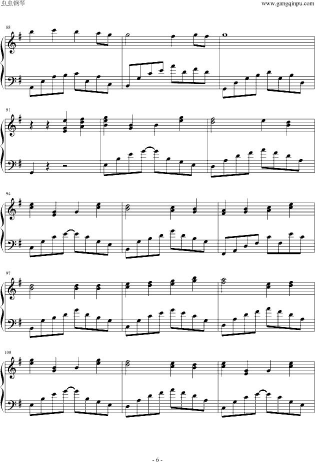 Everlasting钢琴曲谱（图6）
