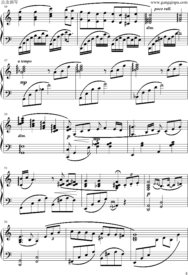 friends钢琴曲谱（图4）