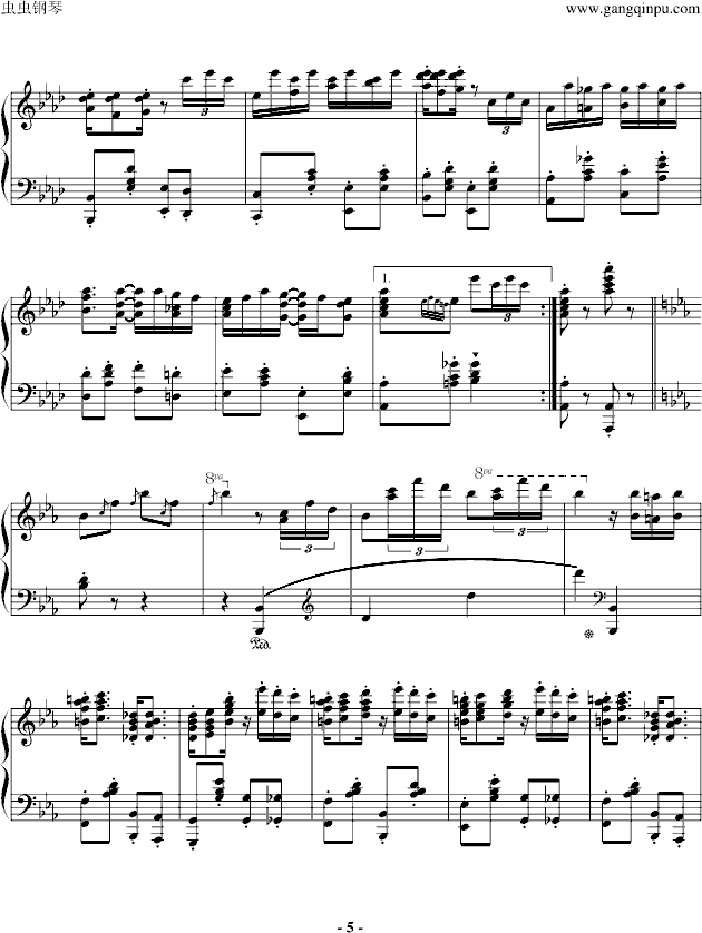 Nightingale钢琴曲谱（图5）