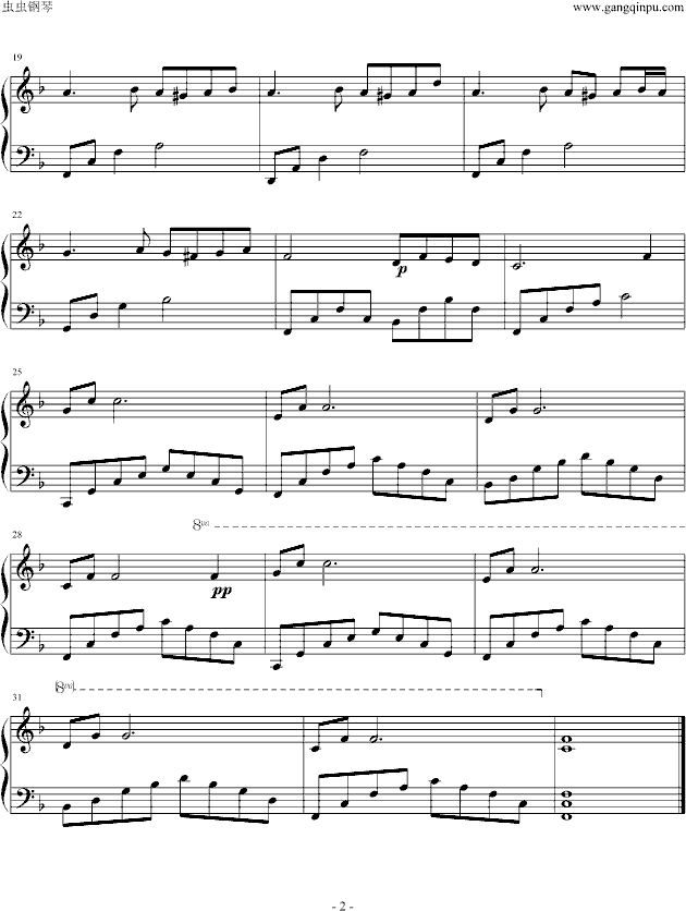 Ben钢琴曲谱（图2）
