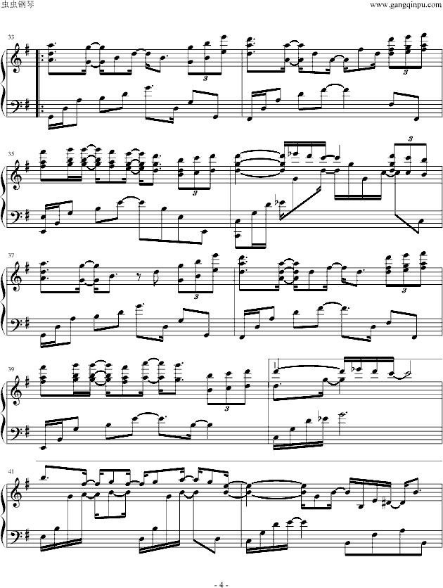 Beloved钢琴曲谱（图4）