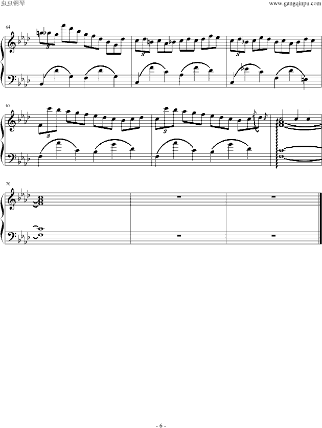 肖邦练习曲14钢琴曲谱（图6）