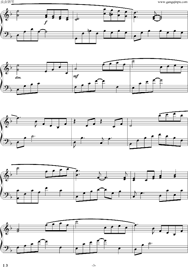 Sundial Dreams(白日梦）钢琴曲谱（图3）