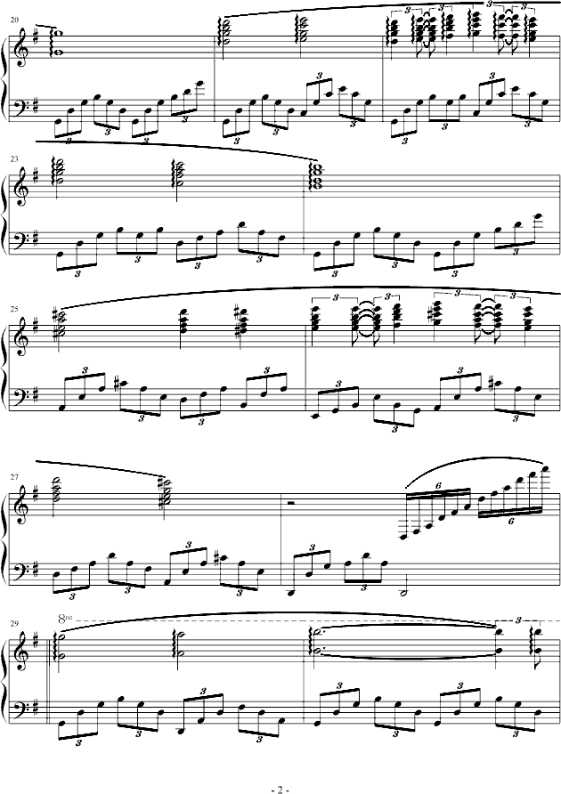 冷藏的爱钢琴曲谱（图2）