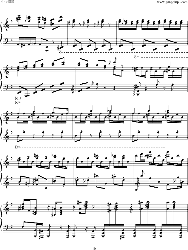 卡门幻想曲钢琴曲谱（图10）