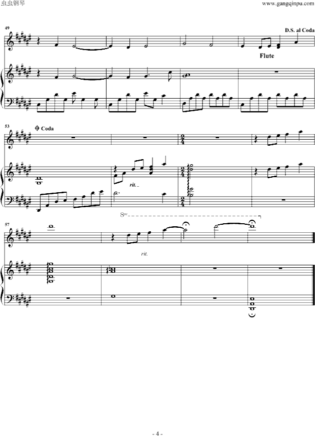 The Winding Path钢琴曲谱（图4）