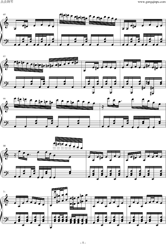 幽灵盛典No.2钢琴曲谱（图5）