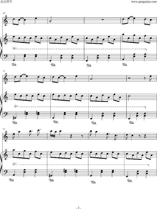 the hill钢琴曲谱（图2）