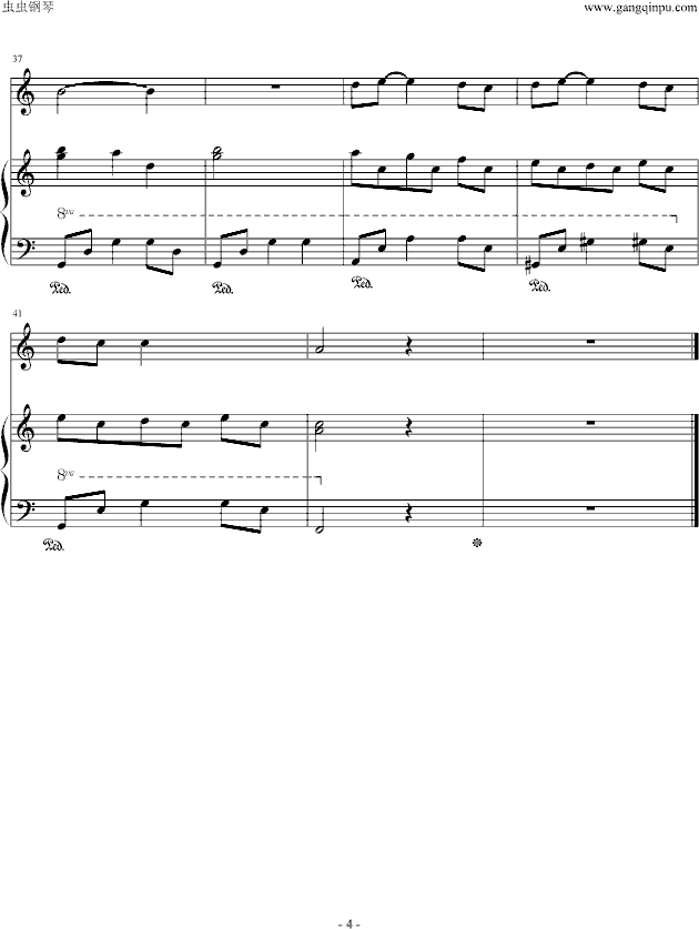 the hill钢琴曲谱（图4）