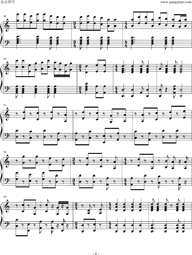 金蛇狂舞钢琴曲谱（图6）