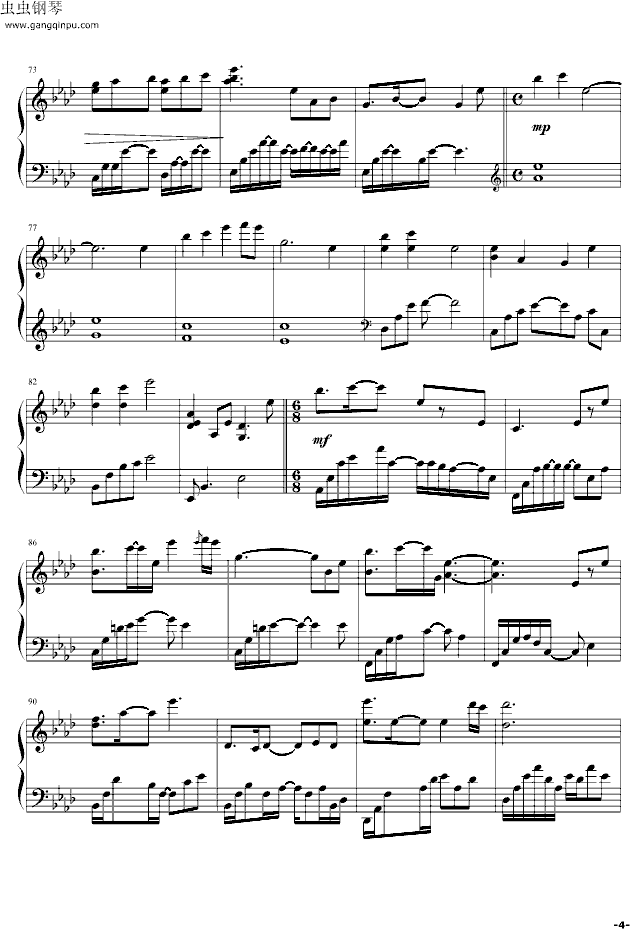 Ribbonized钢琴曲谱（图4）