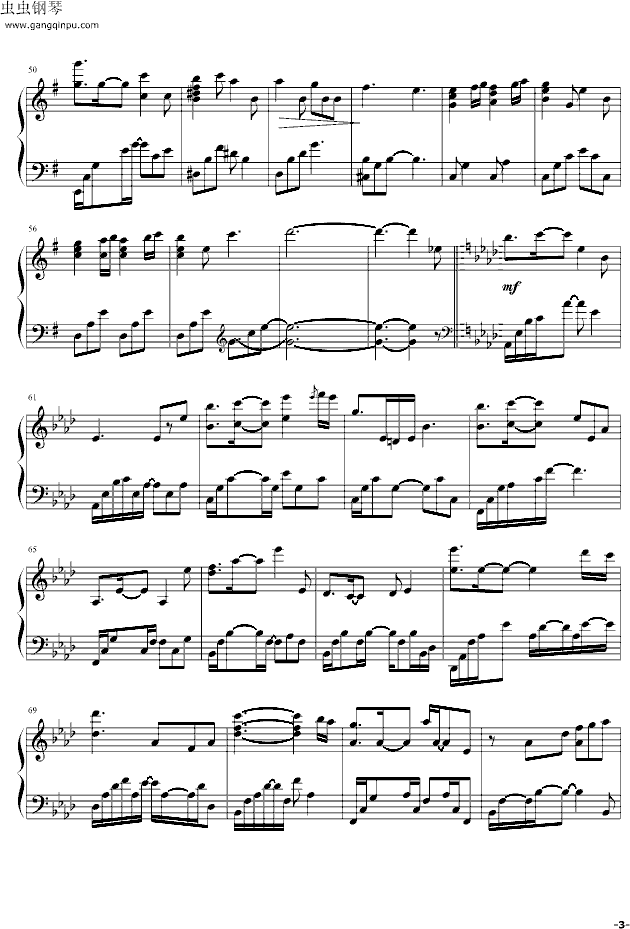 Ribbonized钢琴曲谱（图3）