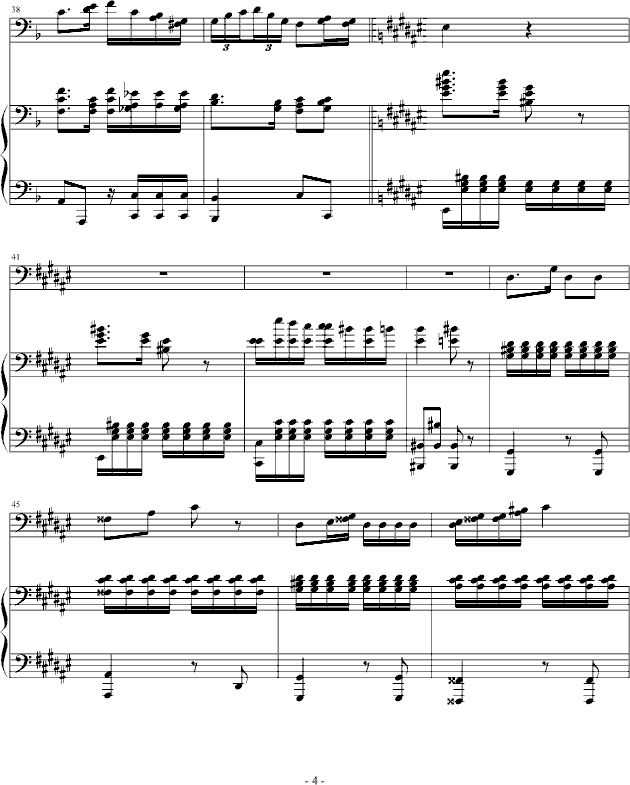 大提琴协奏曲钢琴曲谱（图4）