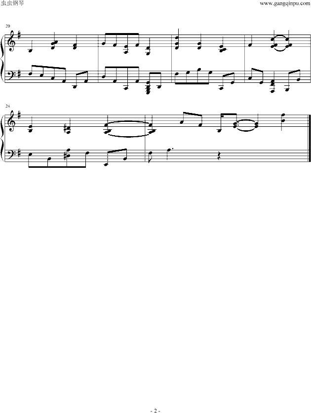 生化危机代号维罗妮卡—Berceuse钢琴曲谱（图2）