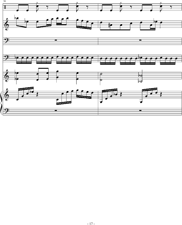 骑士精神钢琴曲谱（图17）