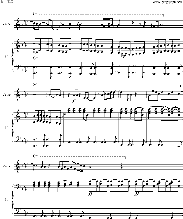 Run钢琴曲谱（图4）