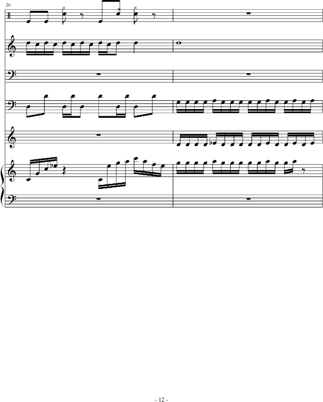 骑士精神钢琴曲谱（图12）