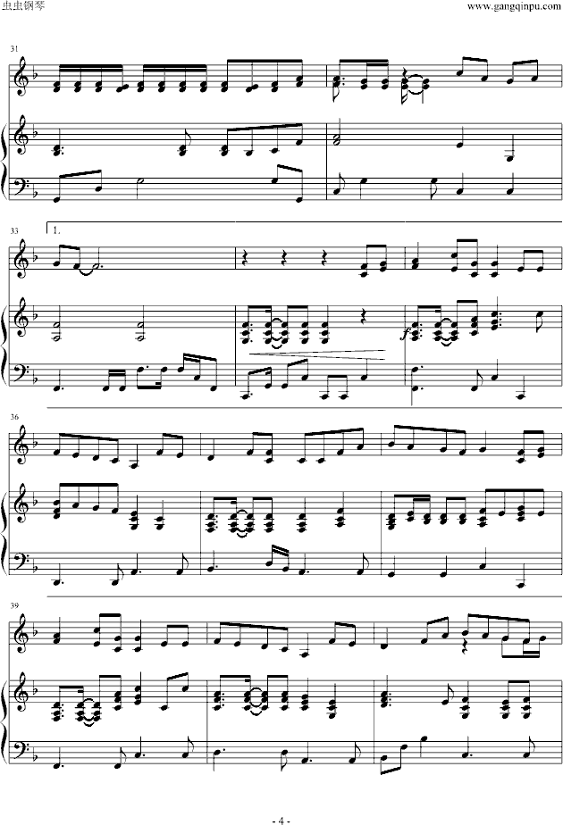 星像仪（完整版）钢琴曲谱（图4）