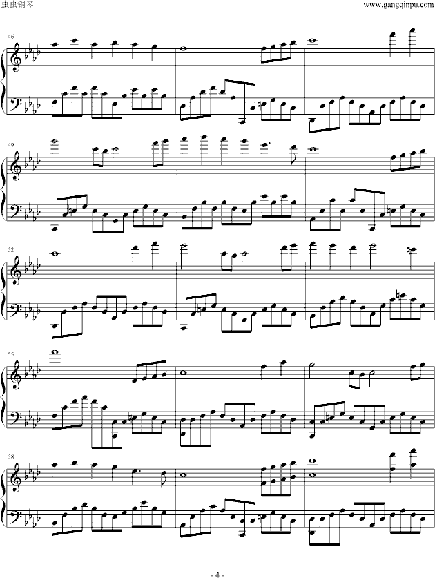 看不惯的年纪钢琴曲谱（图4）