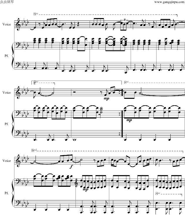 Run钢琴曲谱（图3）